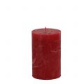 Floristik24 Solid-colored candles dark red 60x100mm 4 pcs