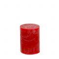 Floristik24 Solid-colored candles red 60x80mm 4pcs