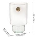 Glass cylinder container Eco Glass 25cm | Floristik24.ie