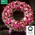 Floristik24 Floral foam wreath with stand Ø50cm