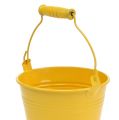 Floristik24 Bucket with handle colorful Ø12cm H10cm 8pcs