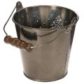 Decorative bucket with fir