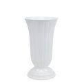Floristik24 Lilia vase white Ø16cm 1pc