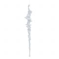 Floristik24 Icicles white with glitter to hang up 26.5cm 1p