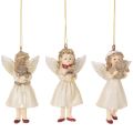 Floristik24 Decorative Angel Tree Ornaments, Vintage Look, for Christmas, 10cm, 3 Pieces