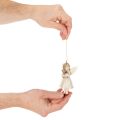 Decorative Angel Tree Ornaments, Vintage Look, for Christmas, 10cm, 3 Pieces | Floristik24.ie