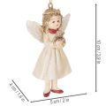 Decorative Angel Tree Ornaments, Vintage Look, for Christmas, 10cm, 3 Pieces | Floristik24.ie