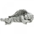 Floristik24 Angel for the grave figure lying head right 30×13×13cm