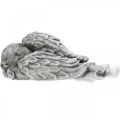 Floristik24 Angel for the grave figure lying head right 30×13×13cm