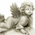 Floristik24 Deco angel on heart with LED 16cm 19cm H14.5cm