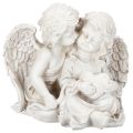 Floristik24 Angel Decoration Children's Angel Couple with Heart Sculpture 24cm