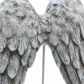 Decorative plug angel wings 10cm 3 pcs | Floristik24.ie