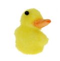 Floristik24 Duck mini 4cm flocked yellow 12pcs