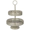 Decorative tiered serving tray