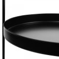 Floristik24 Cake stand decorative tray table shelf metal black H30cm Ø20cm