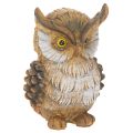 Floristik24 Owl figurine, small sitting owl, decoration, 11cm