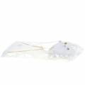 Floristik24 Decorative plug owl white 10cm 2pcs