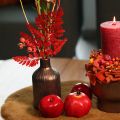 Preserved and dyed fern fronds, true fern for autumn arrangements, 42cm, 10 pieces | Floristik24.ie