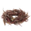 Artificial wreath with fern
