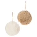 Floristik24 Decorative pom-pom ball ornament for Christmas trees, 10cm
