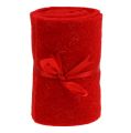 Floristik24 Felt ribbon 15cm x 2m red