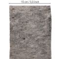Two-tone wool felt pot hinge, grey/black, 15cm x 5m | Floristik24.ie