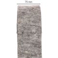 Felt tape, pot strap, 100% wool, grey/black, 7.5cm wide, 5m long | Floristik24.ie