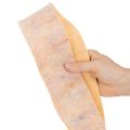 Felt tape as a two-tone pot holder made of pure wool, orange/multicolored, 7.5cm wide, 5m long | Floristik24.ie