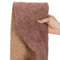Two-tone felt tape made of wool felt, 100% wool, purple/brown, 15cm x 5m | Floristik24.ie