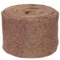 Two-tone felt tape made of