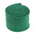Floristik24 Felt tape, pot tape, wool felt green, golden shimmering 15cm 5m