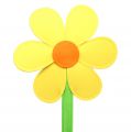 Floristik24 Felt flower yellow 87cm