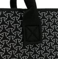 Floristik24 Felt bag black with pattern 39cm x 20cm x 25cm