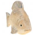 Floristik24 Decorative fish in wood look natural L17cm