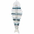 Floristik24 Maritime fish decoration made of driftwood blue, white L70cm