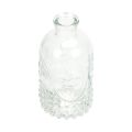 Floristik24 Decorative bottles mini vases glass candlesticks H12.5cm 6pcs