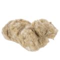 Floristik24 Natural beige sheep's wool, loose, for crafting and decorating, 250g
