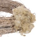 Natural beige sheep's
