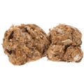 Floristik24 Brown melange sheep's wool, natural wool, loose, for crafts, 250g