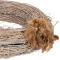 Brown melange sheep's