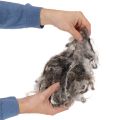 Sheep wool decorative natural wool gray mottled loose 250g | Floristik24.ie