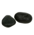 Floristik24 River pebbles black matt 2cm - 5cm 1kg
