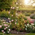 Garden trellis, climbing aid for roses and other climbing plants, ideal garden design, 108cm, set of 2. | Floristik24.ie