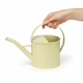 Decorative metal watering can, green/yellow, small, 28x13x17cm, 1.25l, vintage look, balcony decoration | Floristik24.ie