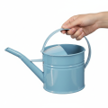 Decorative Watering Can Flower Pot Blue Metal 28x13x17cm 1.25l Garden Balcony Decoration | Floristik24.ie