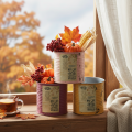 Vintage-look flower pot/tin with lettering for indoor decoration, 11cm, 3 pieces | Floristik24.ie