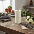 Jute cord, natural jute twine, natural colors, bleached, Ø3mm, L200m | Floristik24.ie