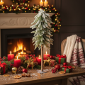 Artificial fir tree with snow decoration, winter and Christmas, 95cm | Floristik24.ie