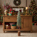Artificial Christmas tree with base, frosted, as winter decoration, 90cm | Floristik24.ie