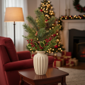 Artificial Christmas branch, decorative branch with pine cones | Floristik24.ie